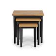 Cleo Nest of Tables - Set of 3 - Black and Oak