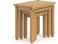 Corona Nest of Tables - Set of 3 - Pine Mexican