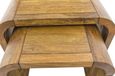 Curved Edge Mango Wood Nest of 2 Tables