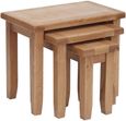 Hampshire Oak Nest of 3 Tables