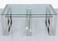 Harry Nest of 3 Tables - Glass and Chrome