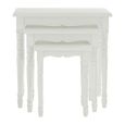 Hendra Nest of 3 Tables - White Wood