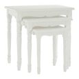 Hendra Nest of 3 Tables - White Wood