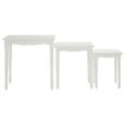 Hendra Nest of 3 Tables - White Wood