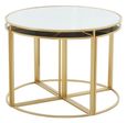 Jolie Nest of Tables - Mirrored with Gold - Round