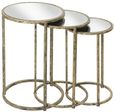 Nest of Tables - Antique Gold - Set of 3