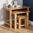 Nimbus Nest of Tables - Set of 3 - Oak