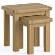Normandy Nest of Tables - Set of 2 - Oak