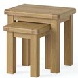 Normandy Nest of Tables - Set of 2 - Oak