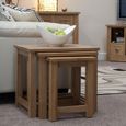 Opus Nest of Tables - Set of 3 - Oak