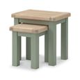 Salcombe Nest of Tables - Set of 2 - Sage Oak