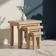 Wilmont Nest of Tables - Set of 3 - Oak