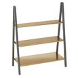 Korba Shelf - Grey and Gold Metal