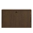 Albany Shoe Cabinet - Wall Mounted - Ribbed Smoked Oak