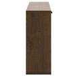 Albany Shoe Cabinet - Wall Mounted - Ribbed Smoked Oak