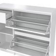 Naia Shoe Cabinet - 3 Door - 1 Drawer - White Gloss
