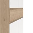 Naia Shoe Cupboard - Large - Oak and White
