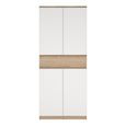 Naia Shoe Cupboard - Large - Oak and White