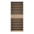 Naia Shoe Cupboard - Large - Oak and White