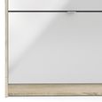 Shoe Cabinet - 1 Door - 3 Drawer - Oak