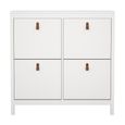 Barcelona Shoe Cabinet - 4 Drawer - White