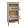 Madrid Shoe Cabinet - 2 Door - Jackson Hickory Oak