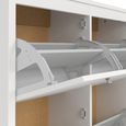 Madrid Shoe Cabinet - 4 Drawer - White