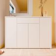 Alice Springs Shoe Cabinet - 4 Door - 1 Drawer - Sand