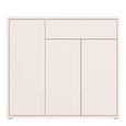 Alice Springs Shoe Cabinet - 3 Door - 1 Drawer - Sand