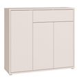 Alice Springs Shoe Cabinet - 3 Door - 1 Drawer - Sand