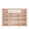 Alice Springs Shoe Cabinet - 4 Door - 1 Drawer - Sand