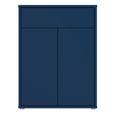 Alice Springs Shoe Cabinet - 2 Door - 1 Drawer - Compact - Night Blue