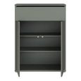 Alice Springs Shoe Cabinet - 2 Door - 1 Drawer - Compact - Sage Green