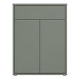 Alice Springs Shoe Cabinet - 2 Door - 1 Drawer - Compact - Sage Green