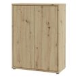 Alice Springs Shoe Cabinet - 2 Door - Artisan Oak