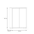 Alice Springs Shoe Cabinet - 2 Door - Artisan Oak
