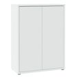 Alice Springs Shoe Cabinet - 2 Door - Light Grey