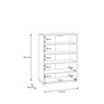 Alice Springs Shoe Cabinet - 2 Door - Light Grey