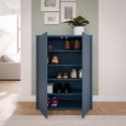 Alice Springs Shoe Cabinet - 2 Door - Night Blue