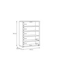 Alice Springs Shoe Cabinet - 2 Door - Taupe