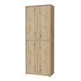 Alice Springs Shoe Cabinet - 4 Door - Artisan Oak