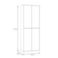Alice Springs Shoe Cabinet - 4 Door - Artisan Oak and Light Grey