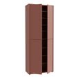 Alice Springs Shoe Cabinet - 4 Door - Terracotta