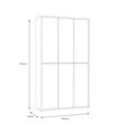 Alice Springs Shoe Cabinet - 6 Door - Artisan Oak