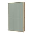 Alice Springs Shoe Cabinet - 6 Door - Artisan Oak and Sage Green