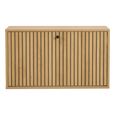 Albany Shoe Cabinet - Wall Mounted - Ribbed Oak
