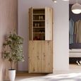 Alice Springs Shoe Cabinet - 4 Door - Artisan Oak