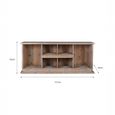 Chedworth Welly Locker Low Natural Wood