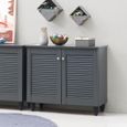 Edwards 2 Door Wide Shoe Cabinet - Variant Available