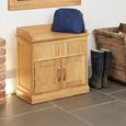 Mobel Oak Shoe Bench